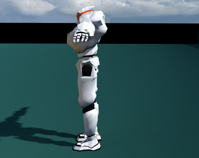 low poly robot preview image 3